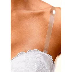 BH-Träger ABRACADA BRA, Damen, Gr. 1, transparent, Kunststoff, BH-Träger BH BH-Set BH-Träger Trägerlose-BH BH-Accessoire, Trägerbreite 1,8 cm - transparent, zum Austauschen