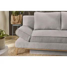 Jockenhöfer Schlafsofa Polyester 2-Sitzer Grau