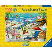 Ravensburger Erwachsenenpuzzle 1000 Teile - SpongeBob Schwammkopf - Beach Fun at the Goo Lagoon