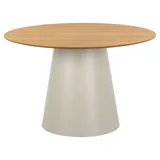 Actona Esstisch Soli Ø 120 cm Holz Braun Eiche