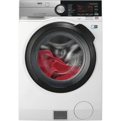 AEG Waschtrockner "L9WEF80690", C (A-G), weiß, B:59,7cm H:87cm T:66cm, Waschtrockner, SensiDry -schonend und energiesparend durch Wärmepumpentechnik, Topseller