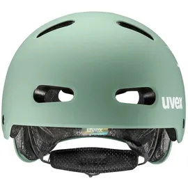 Uvex kid 4 style 55-58 cm bam moss green/papaya matt
