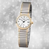 Regent Damen Herrenuhr silber gold Elegant Quarz Analoguhr URF889