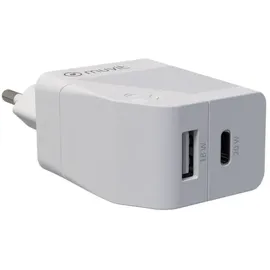 Muvit Quick Charge USB-Ladegerät 18 W, 1 Usb Qc 3.0 18w+1 Type C Pd 20w White