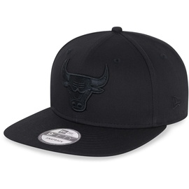 New Era Chicago Bulls NBA Black on Black 9Fifty Snapback Cap - S-M (6 3/8-7 1/4)