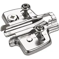 Hettich Kreuzplatte STA vern.D=5,0mm D.5x12mm m.Spreizmuffen