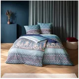 Estella Carmen ornamental Blau 135 x 200 cm + 2 x 80 x 80 cm