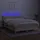 vidaXL Boxspringbett mit Matratze & LED Creme 140x200 cm Stoff