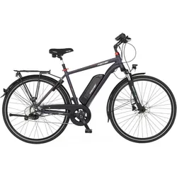 FISCHER Herren Trekking E-Bike VIATOR 2.0 anthrazit matt 28 Zoll RH 50 cm 557 Wh dunkelgrau 50