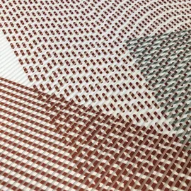 Vision "NAYAH" Gr. 1, rot (bordeaux), B:60cm H:260cm, Polyester, Gardinen, SCHIEBEVORHANG, BAMBUS, DIGITALDRUCK