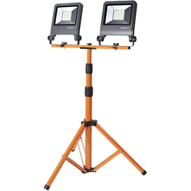 Osram Worklights Tripod, Arbeitslicht mit 2x50W Strahler und Stativ, 4000K, 2x4500 Lumen