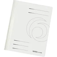 Herlitz Schnellhefter DIN A4 Karton intensiv weiß
