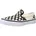 Classic On Turnschuhe Ohne Schnürsenkel Checkerboard Black White 33