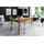 byoak Tisch, Wildeiche, Holz, Echtholz,Wildeiche, 90x77x130 cm, Esszimmer, Tische, Esstische
