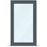 Bodentiefe Fenster, Kunststoff, aluplast IDEAL 4000, Anthrazit ähnlich RAL 7016,  800 x 1800 mm, 2-fach Verglasung, nach Maß