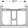 Geberit Smyle Square Waschtischunterschrank 2 Laden