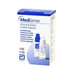 MediSense Kontrollösung Glucose& Ketone H/L 2 Flasche Lösung