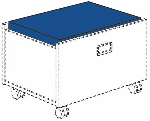 PAIDI Sitzpolster für Rollbox Baumwolle
