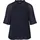 s.Oliver Festliche Chiffon-Bluse mit Plissee und Rüschen Blau 40