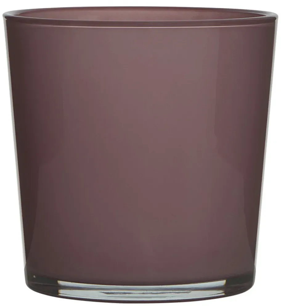 Glas Kübel H12,5D14,5cm Conner pink