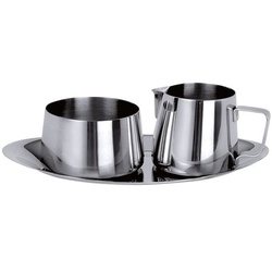 Contacto 3-tlg. Milch- und Zucker-Set silber
