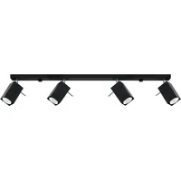 Sollux Merida 4xGU10 80 cm schwarz
