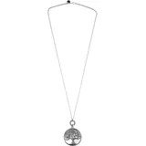 COLLEZIONE ALESSANDRO Lange Kette Lebensbaum Silber