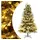vidaXL Weihnachtsbaum mit Beleuchtung Grün 195 cm