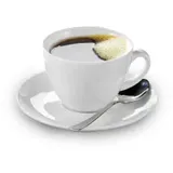 ESMEYER Kaffeetassen 6er Set 433-255 - Henkelform rund, Höhe: 6,5 cm