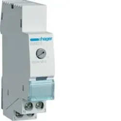 Hager EVN012 Ferndimmer 300W Universal Komfort, LED/ESL.Ferndimmer zur Steuerung von dimmbaren Energiespar- und LED Lampen, Glühlampen,