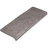 Floordirekt KARAT Velours-Stufenmatte Sundae Selbstklebend Rechteckig Silber 23,5 x 65 cm