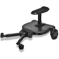 Universal-Kinderwagenbrett mit Sitz, Kiddy Board Laufbrett, Kinderwagen-Fußstütze für alle Kinderwagen, Kinderwagen-Zubehör mit Kinderwagen-Sitz, Maximalgewicht 25 kg
