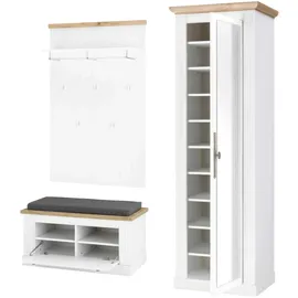Home Affaire WESTMINSTER BESTSELLER Garderobenschrank 178 x 45 x 203 cm weiß