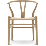 Carl Hansen - CH24 Wishbone Chair, Eiche geseift / Naturgeflecht