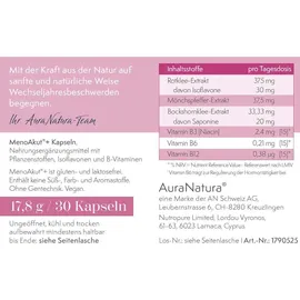 aura natura MenoAKUT Plus Kapseln 30 St.