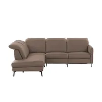 Wohnwert Ecksofa  Monja , braun , Maße (cm): B: 279 H: 105 T: 220.0