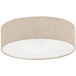 Fischer & Honsel Deckenleuchte Thor Stoff Beige Sand