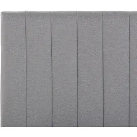 Beliani Poitiers 180 x 200 cm Hellgrau