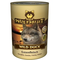 Wolfsblut Wild Duck - 6 x 395g ¦ nasses Hundefutter in Dosen