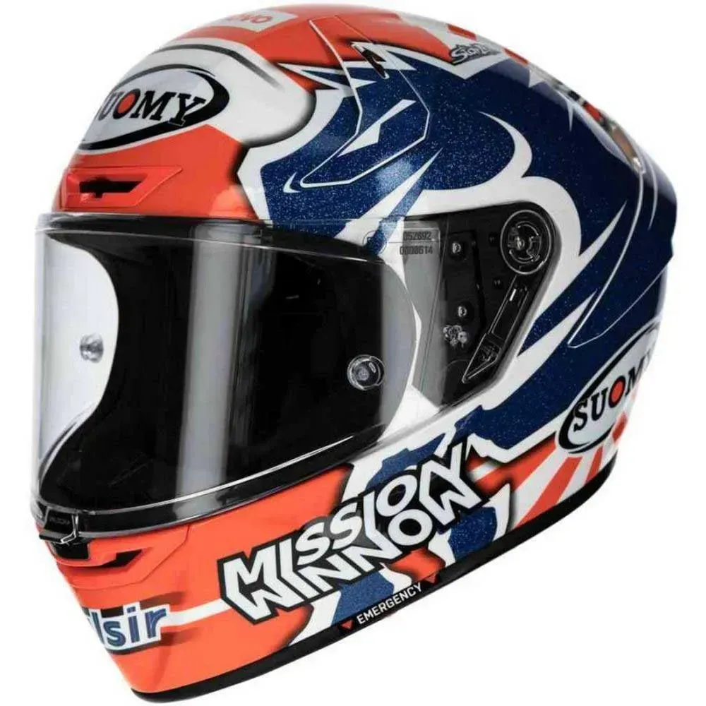 Suomy Sr-gp Dovizioso 2019 Replica Integralhelm - Red / Blue - XS