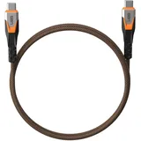 Urban Armor Gear USB-C auf USB-C 0,75 m Schwarz/Orange