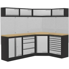Kraftwerk Mobilio 4er Kombi, Unterschranke, Eckschrank, Oberschrank, 3964N