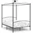 vidaXL Himmelbett 120 x 200 cm Schwarz