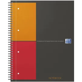 Oxford Collegeblock Notebook kariert DIN A4 Rand rundum, 1 Block