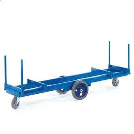 ROLLCART Langmaterialwagen Elastikvollgummi 2500 x 600 x 420 mm