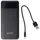 XCell Powerbank X10000 mit 10.000mAh Kapazität, schlankes Design, LED-Display, zweifacher USB-Ausgang, USB-C Ladeport