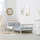 Homestyle4u 90 x 200 cm Weiß