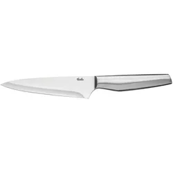 Universalküchenmesser FISSLER "Essential", silber (edelstahlfarben), Gesamtlänge 25,0cm Klingenlänge 13,0cm, Edelstahl 18/10, Kochmesser, handlich, Halbkropf, gerade Schneide, gewichteter Griff