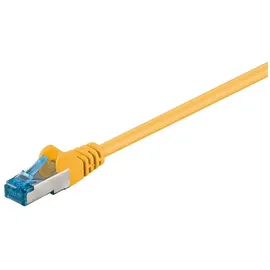 goobay CAT 6A Patchkabel, S/FTP PiMF Gelb