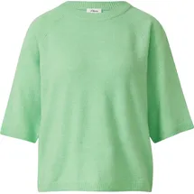 s.Oliver Weicher Halbarmpullover aus Alpakamix - grün - 36